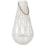 Lanterna TONGA Madeira de bambu 77 cm Branco