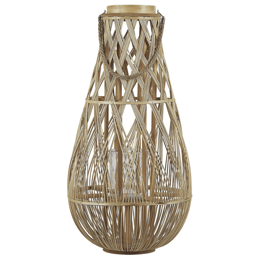 Lanterna TONGA Madeira de bambu 77 cm Natural Lanterna TONGA Madeira de bambu 77 cm Natural