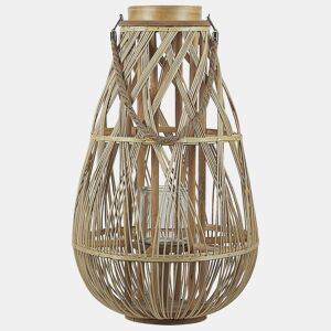 Lanterna TONGA Madeira de bambu 56 cm Natural