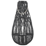 Lanterna TONGA Madeira de bambu 77 cm Preto