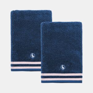 Conjunto de 2 toalhas azul marinho 70x140cm Algodão 500GSM El Ganso