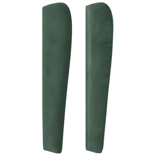 vidaXL Cabeceira cama c abas veludo 163x23x118128 cm verde-escuro vidaXL Cabeceira cama c abas veludo 163x23x118128 cm verde-escuro
