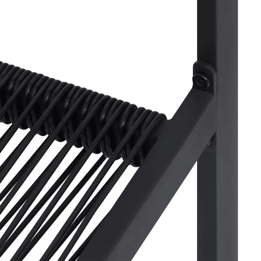 vidaXL Cadeiras de jardim 2 pcs vime de PVC preto vidaXL Cadeiras de jardim 2 pcs vime de PVC preto