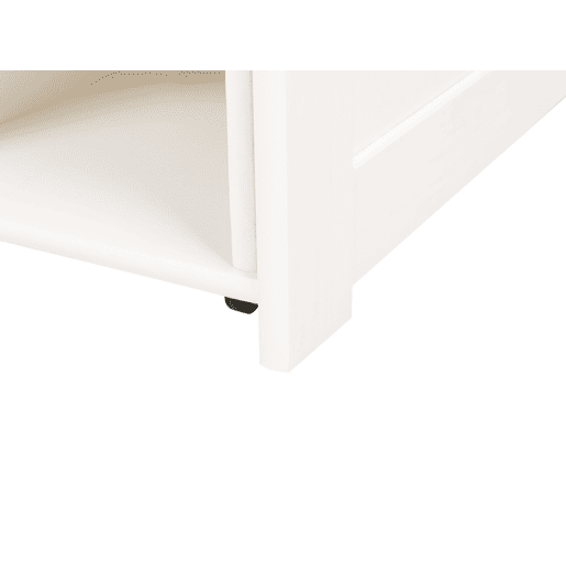 Cama de dia com arrumação Pinho ROYVILLE 90 x 200 cm Branco
