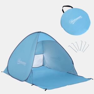 Outsunny Tenda Pop-up Instantâneo e Portátil com Janelas Protetoras para Piquenique, Praia e Camping com Proteção UV Azul