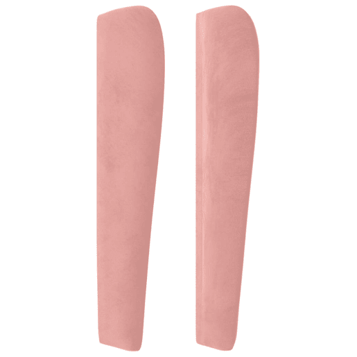 vidaXL Cabeceira cama c abas veludo 203x23x118128 cm rosa vidaXL Cabeceira cama c abas veludo 203x23x118128 cm rosa