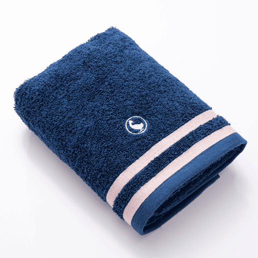 Conjunto de 2 toalhas 50x90cm e 2 toalhas 70x140cm Algodão 500GSM Azul Marinho El Ganso