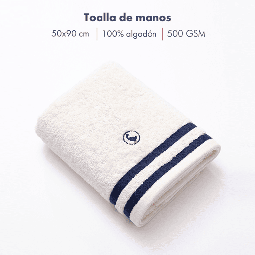 Conjunto de 3 toalhas de banho 30x50, 50x90, 70x140 cm Algodão 500GSM Branco El Ganso