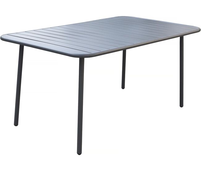 Mesa de jardín en metal "Bilbao" - 6 plazas 149x90