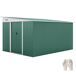 Cobertizo de Jardín Acero Galvanizado Outsunny Cobertizo de Jardín Acero Galvanizado Outsunny Verde