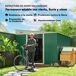 Cobertizo de Jardín Acero Galvanizado Outsunny Cobertizo de Jardín Acero Galvanizado Outsunny Verde