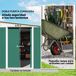 Cobertizo de Jardín Acero Galvanizado Outsunny Cobertizo de Jardín Acero Galvanizado Outsunny Verde