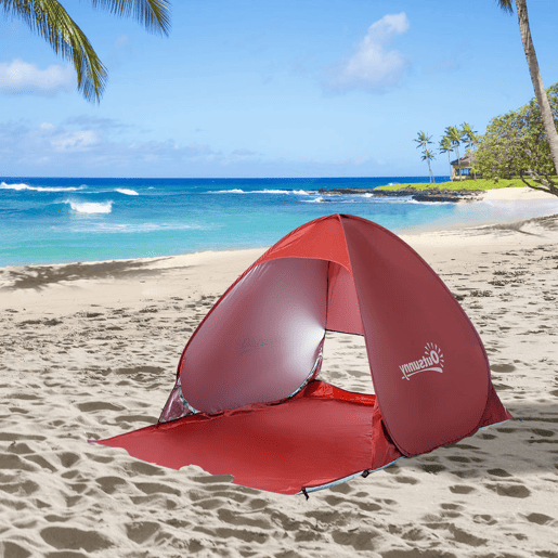 Outsunny Tenda Pop-up Instantâneo e Portátil com Janelas Protetoras para Piquenique, Praia e Camping com Proteção UV