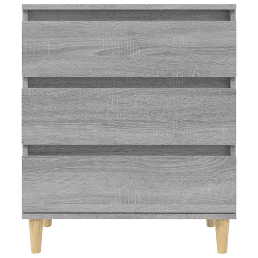 vidaXL Aparador 60x35x70 cm derivados de madeira cinzento sonoma