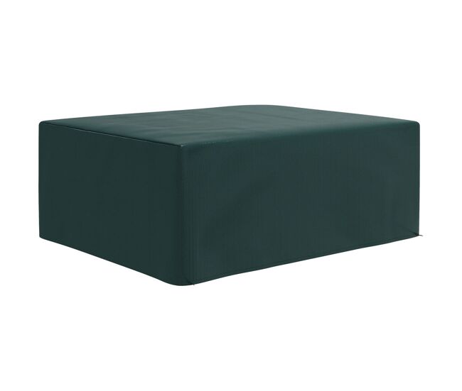 Outsunny funda protectora para muebles rectangular funda de muebles para jardín impermeable anti-uv antipolvo para terraza balcón 235x190x90 cm verde