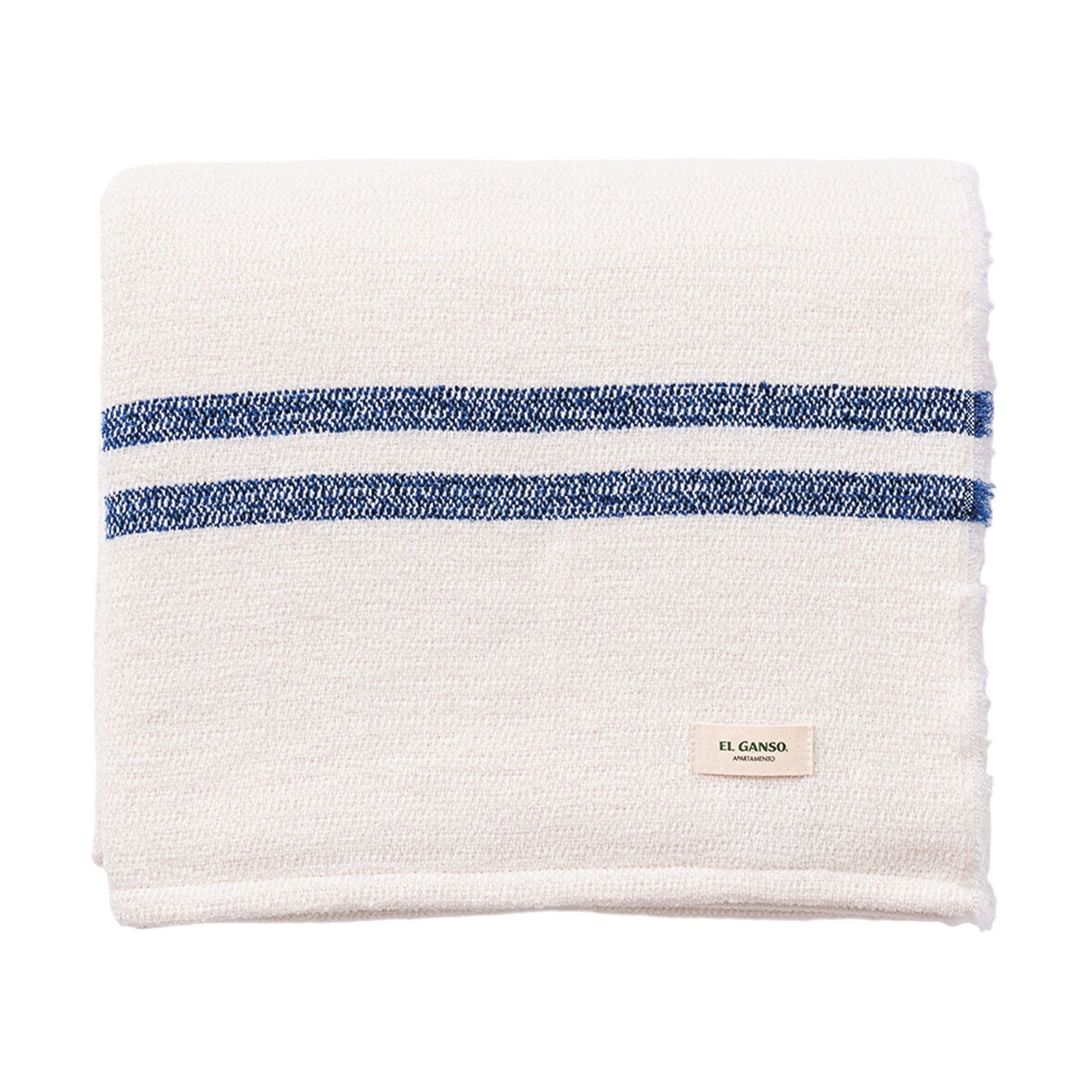 Manta de punto hilo teñido El Ganso