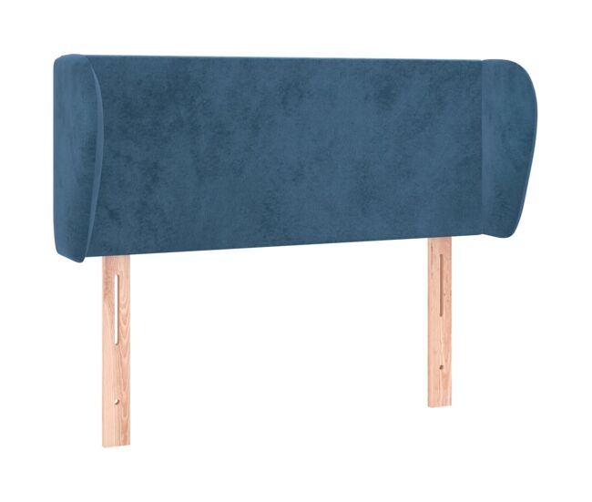 Vidaxl cabecero de terciopelo azul oscuro 103x23x78/88 cm