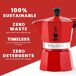 Cafetera Italiana 0004943/NP Cafetera Italiana 0004943/NP Rojo