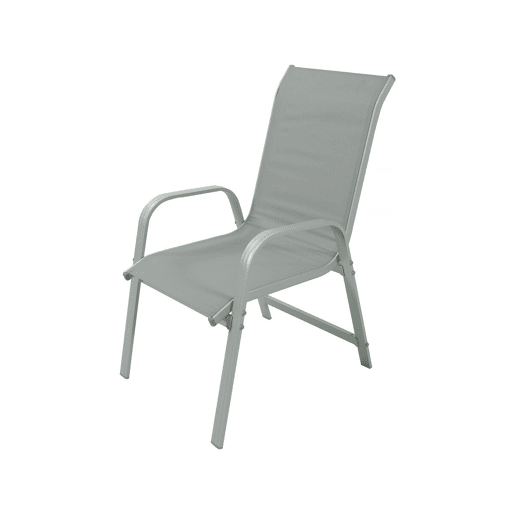 Conjunto de jantar de jardim Lagos - 200320 x 105 x 76 cm - 10 cadeiras - Cinza claro
