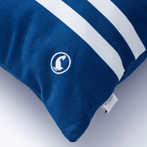 Conjunto de 2 almofadas 40x40cm 100% algodão 300gsm azul marinho El Ganso