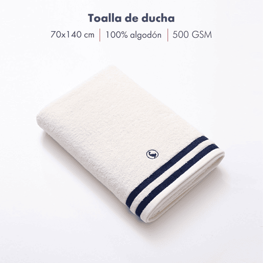 Conjunto de 3 toalhas em algodão 70x140cm off-white 500GSM El Ganso