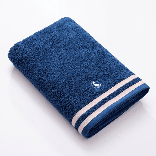Conjunto de 3 toalhas azul marinho 70x140cm Algodão 500GSM El Ganso