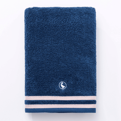 Conjunto de 3 toalhas azul marinho 70x140cm Algodão 500GSM El Ganso