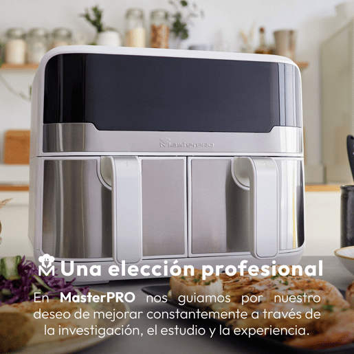 Fritadeira de Ar Masterpro ROCKET DUO 900 MP Branco 2400 W 9 L
