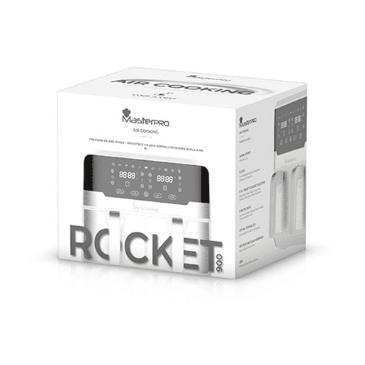 Fritadeira de Ar Masterpro ROCKET DUO 900 MP Branco 2400 W 9 L