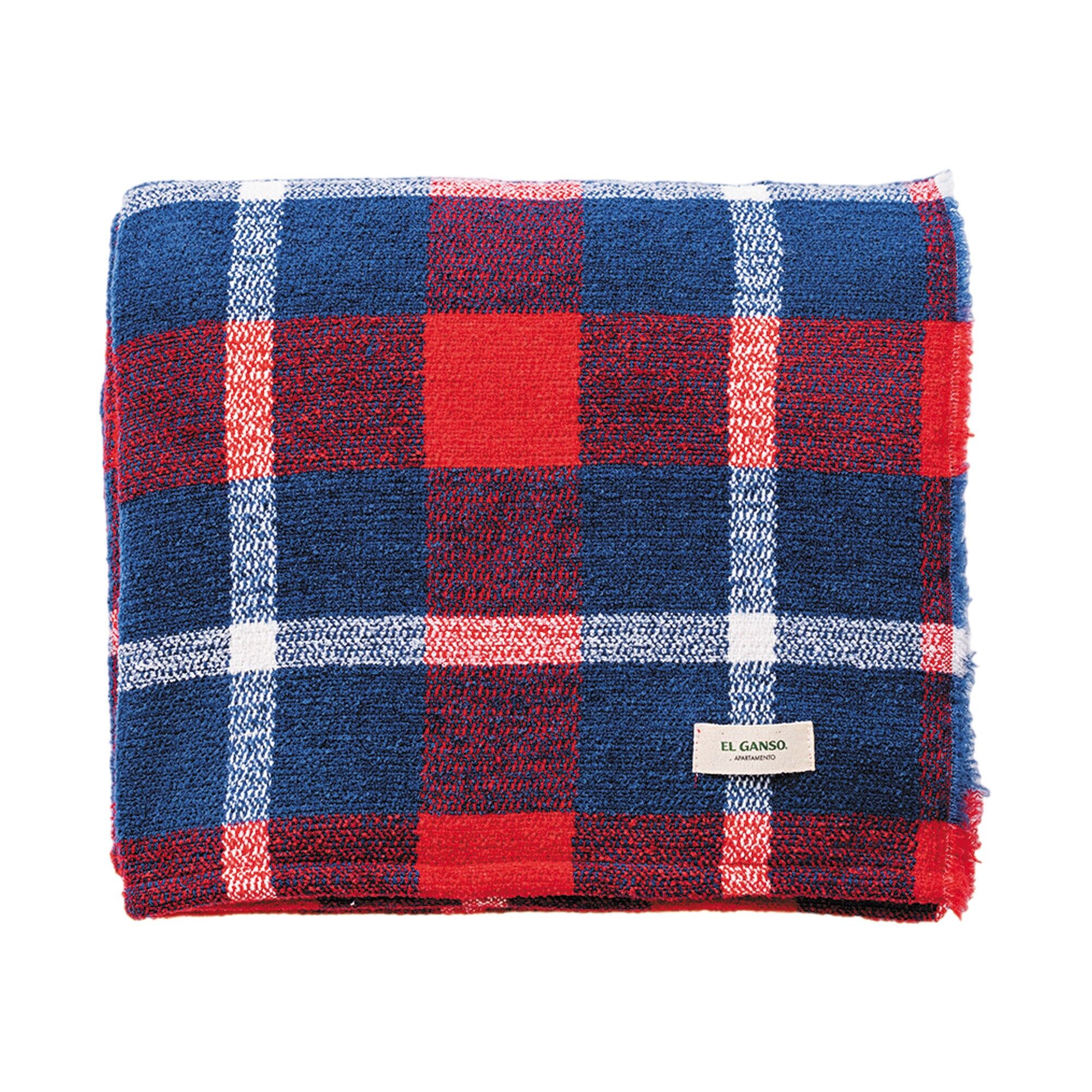 Manta de punto hilo teñido El Ganso