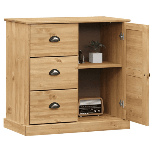 vidaXL Aparador com gavetas VIGO 78x40x75 cm madeira de pinho maciça vidaXL Aparador com gavetas VIGO 78x40x75 cm madeira de pinho maciça