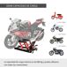 Gato Hidráulico de Motocicleta Metal y Caucho DURHAND Gato Hidráulico de Motocicleta Metal y Caucho DURHAND Multicolor