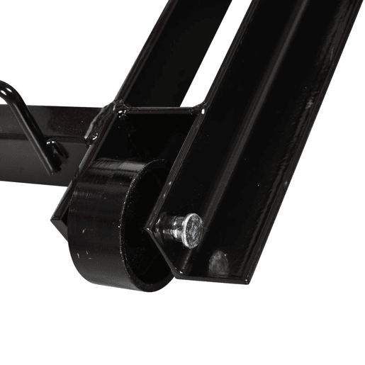 DURHAND Macaco Hidráulico de Motocicletas Elevador de garagem ATV pista com plataforma Suporte antiderrapante para serviço pesado em aço 680 kg 110x36x67 cm Preto e vermelho