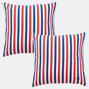 Conjunto de 2 almofadas 40x40cm 100% algodão 300gsm listrado Yale El Ganso
