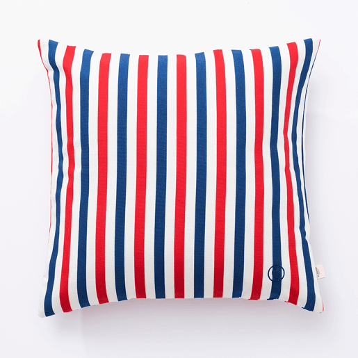 Conjunto de 2 almofadas 40x40cm 100% algodão 300gsm listrado Yale El Ganso