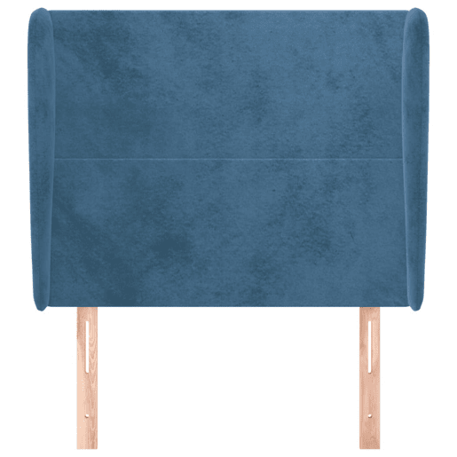 vidaXL Cabeceira cama c abas veludo 93x23x118128 cm azul-escuro vidaXL Cabeceira cama c abas veludo 93x23x118128 cm azul-escuro