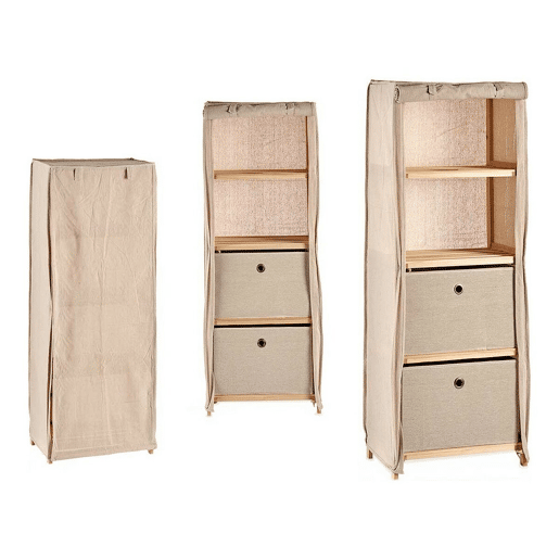 Estantes Kipit MH10228CF-1 Castanho Bege Madeira 28 x 113 x 42 cm