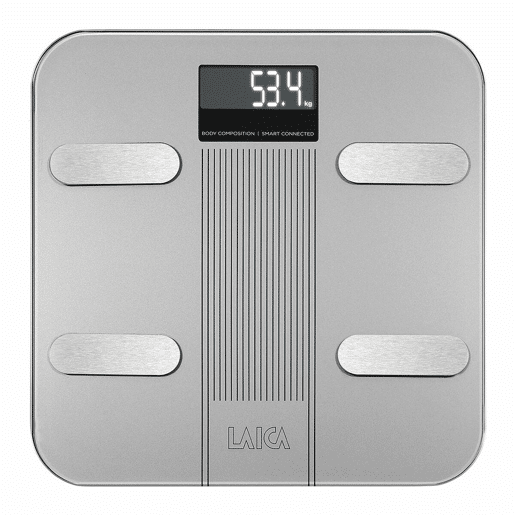 Bluetooth LAICA Branco Vidro temperado 180 kg Bluetooth LAICA Branco Vidro temperado 180 kg