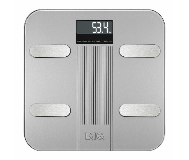 Bluetooth laica blanco cristal templado 180 kg
