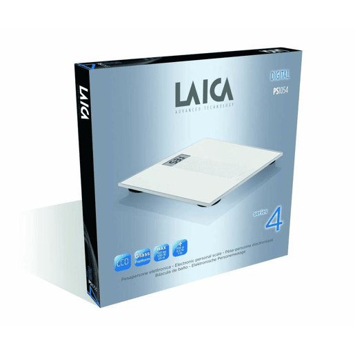 Balança digital para casa de banho LAICA PS1054 Branco Vidro 150 kg
