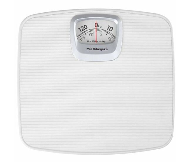 Báscula digital de baño orbegozo 17874 blanco