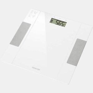 Balança digital para casa de banho Sencor Branco Vidro 150 kg