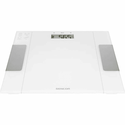 Balança digital para casa de banho Sencor Branco Vidro 150 kg Balança digital para casa de banho Sencor Branco Vidro 150 kg