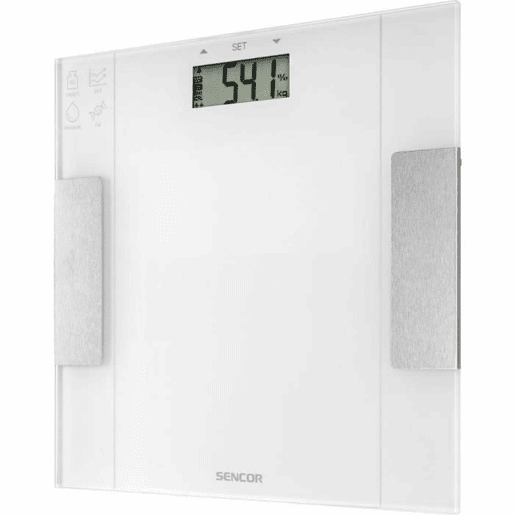 Balança digital para casa de banho Sencor Branco Vidro 150 kg Balança digital para casa de banho Sencor Branco Vidro 150 kg
