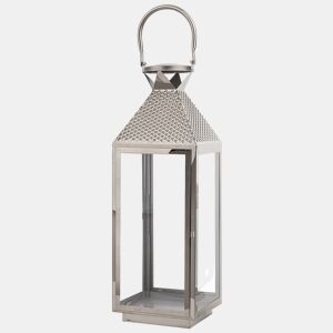 Lanterna BALI Aço inoxidável 55 cm Prateado