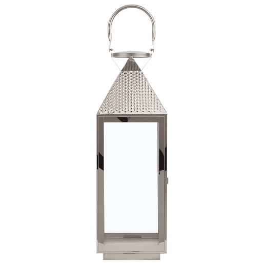 Lanterna BALI Aço inoxidável 55 cm Prateado Lanterna BALI Aço inoxidável 55 cm Prateado