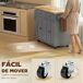 Isla de Cocina MDF, Madera de Caucho HOMCOM, hogar - cocina Isla de Cocina MDF, Madera de Caucho HOMCOM, hogar - cocina Gris
