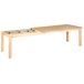 Beliani Mesa de comedor extensible MADURA Beliani Mesa de comedor extensible MADURA Marrón Claro