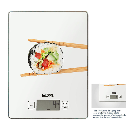 balança de cozinha EDM 07526 Branco 5 kg