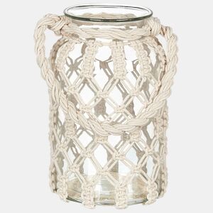 Lanterna JALEBI Tecido 31 cm Branco creme